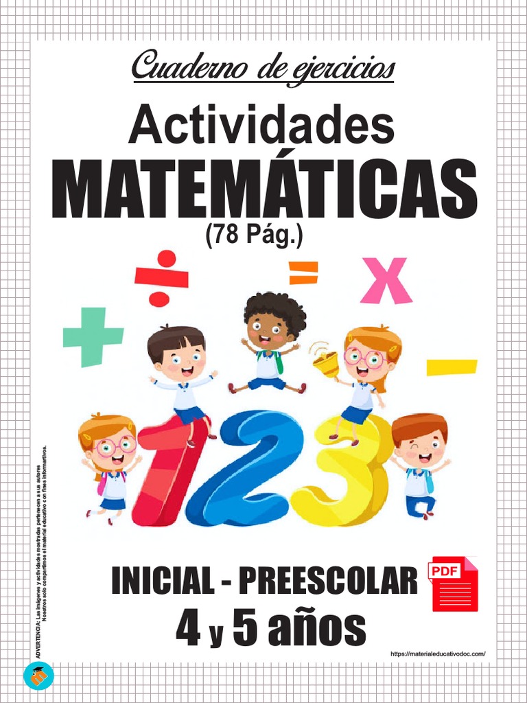Actividades de Matemáticas para Preescolar | PDF | Rectángulo | Triángulo