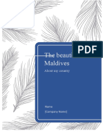 The Beautiful Maldives: About My Country