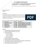 Surat Penawaran CV BIMA