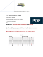 Atividade Avaliativa Especial - Prova 2