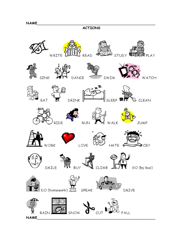 FT Action Verbs | PDF | Language Arts & Discipline | Computers