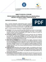 CRED A1.2. Proiect Metodologie CDS Consultare Publica