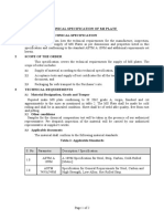 Technical Specification of Ms Plate 1 Scope of The Technical Specification