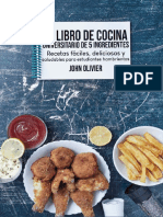 Libro de Cocina Universitario de 5 Ingredientes_ Recetas Facilera Estudiantes Hambrientos (Spanish Edition), El - JOHN OLIVIER