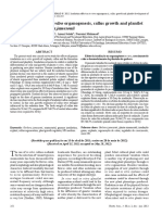 Irradiation effect on in vitro organogenesis