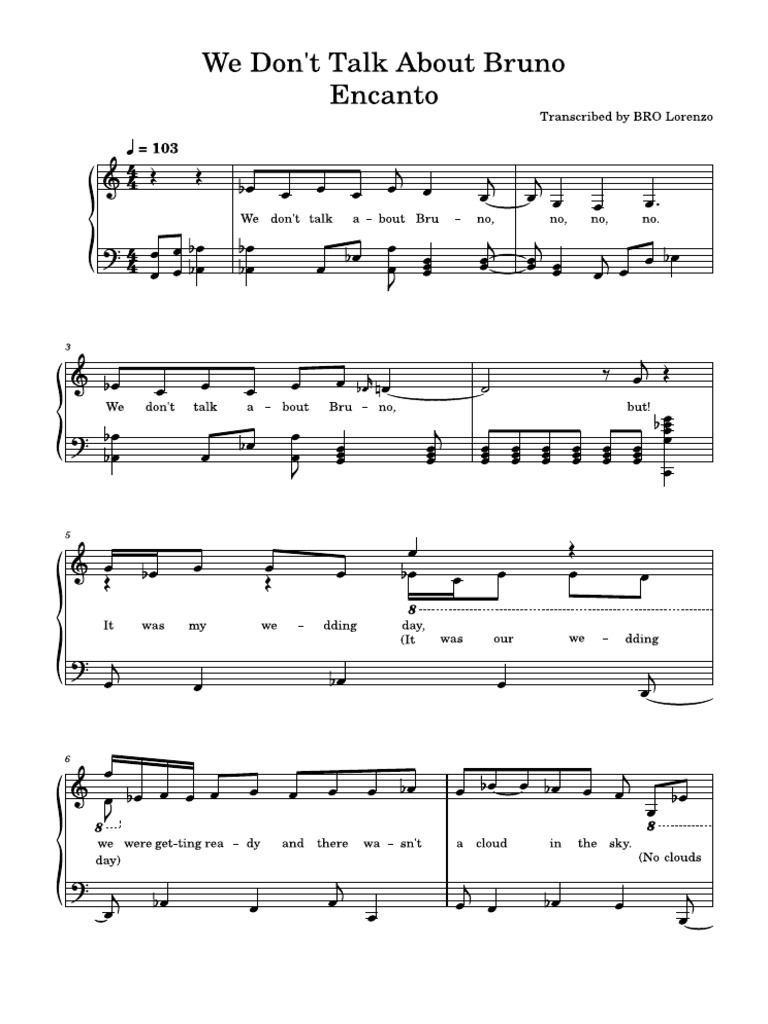 We Don't Talk About Bruno - Lin-Manuel Miranda | PDF