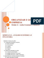 Módulo 12 - Análise Económica e Financeira