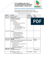 Susunan Acara Rapimwil 1