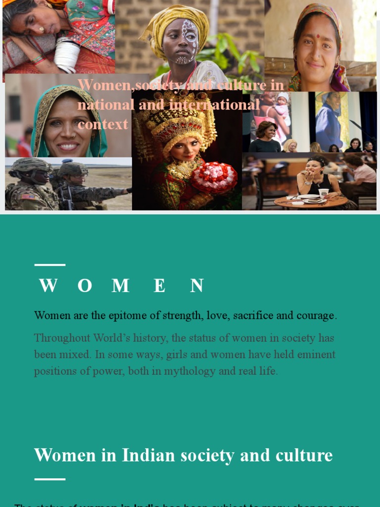Women In Indian Society Pdf Woman