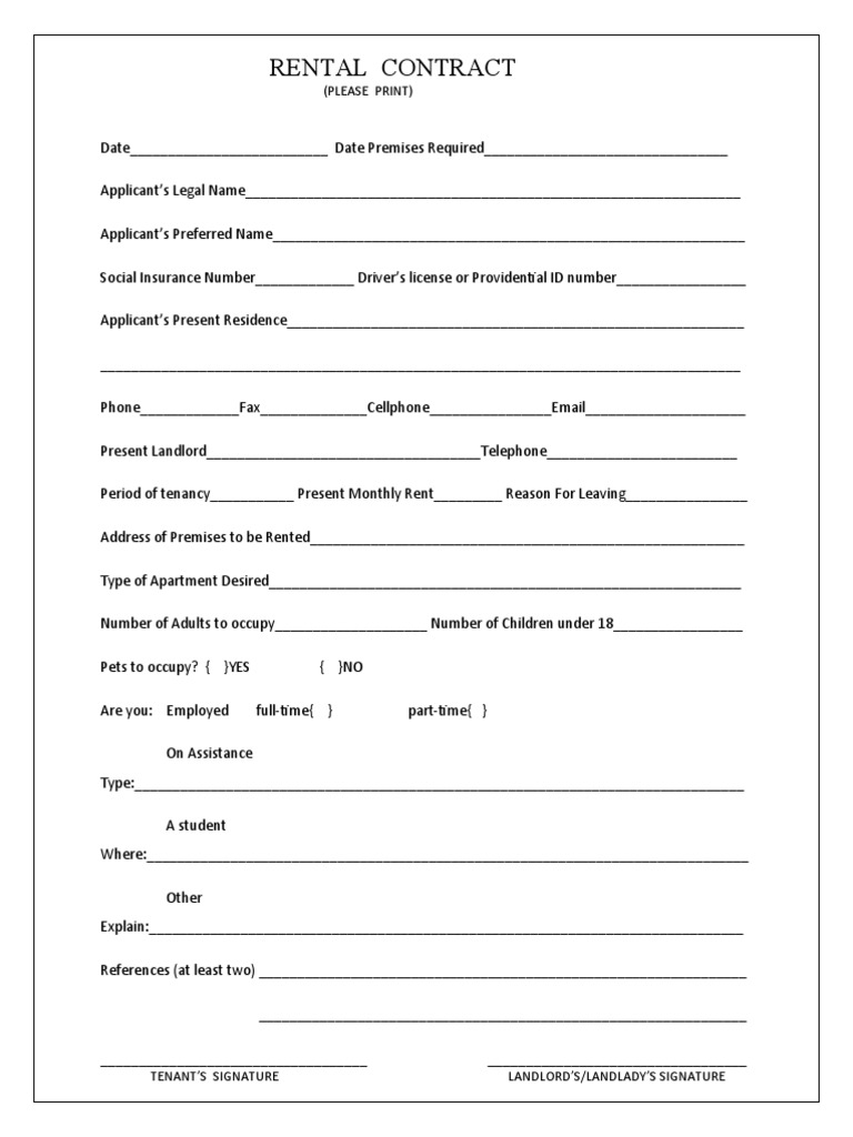 Rent | PDF