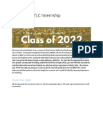 2021-2022 tlc internship