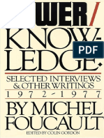 Foucault Michel Power Knowledge Selected Interviews and Other Writings 1972-1977