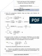 Corrigés TD3-4-5 Chimie Organique Fonctionnelle SMC S5