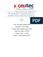 Tarea 9.1 Seleccionar, Diseñar y Elaborar Un Esquema de La Estructura Organizacional