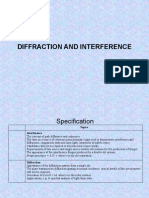 DIFFRACTION AND INTERFERENCE PATTERNS