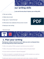 Improving Your Writing Skills