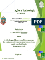 1 Aula CEN 0413 Introdução a Toxicologia 2020 - EP
