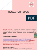 Research Types in 40 Characters