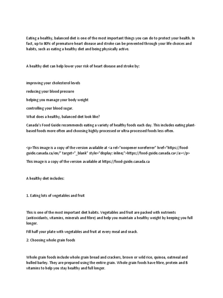 Guide to a Heart-Healthy Diet | PDF | Foods | Healthy Diet