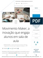 Movimento Maker engaja alunos