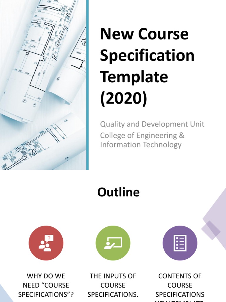 Course Specification Template Guide | PDF | Curriculum | Specification ...