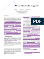 Graph Indexing: A Frequent Structure-Based Approach: Xifeng Yan Philip S. Yu Jiawei Han