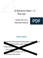 Isolated Neutron Stars - 2 The Zoo: Andrea de Luca INAF/IASF Milano