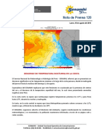 Senamhi-Np120 - Descenso de Temperatura Nocturna en La Costa