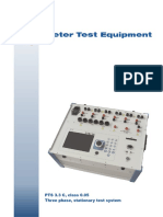PTS 3.3 C, Class 0.05 Three Phase, Stationary Test System
