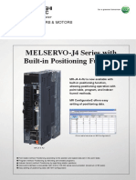 MELSERVO-J4 Series With Built-In Positioning Function: Servo Amplifiers & Motors