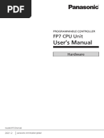 User's Manual: FP7 CPU Unit