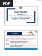 Indian Contract Act Unit 4 Performance of Contract Day 1 2