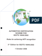 IATF RULES 3 EDITION FOR ISO 16949