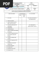 Document Check List PLO Pipeline