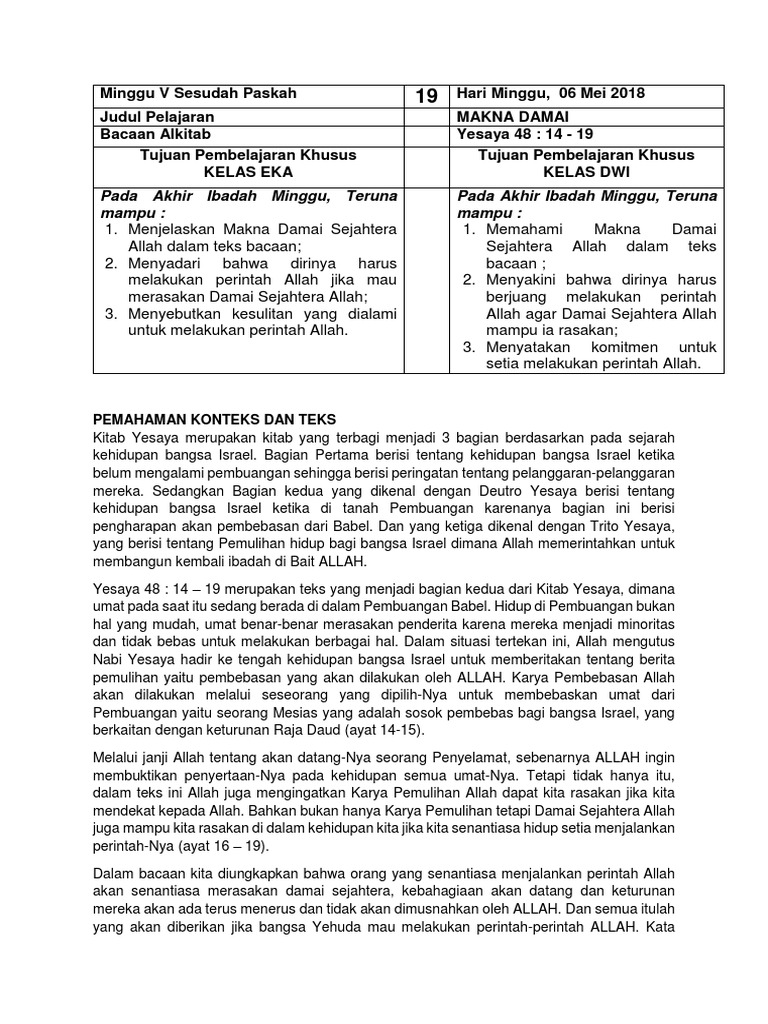 Pemahaman Konteks Dan Teks | PDF