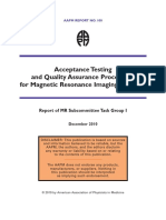 Acceptance Testing and Quality Assurance Procedures For Magnetic Resonance Imaging Facilities