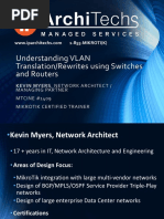 Understanding VLAN Translation/Rewrites Using Switches and Routers