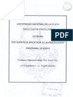 Programa Estadistica Aplicada a La Psicologia 2018