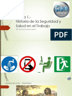 Tema 1 - HISTORIA DE LA SEGURIDAD Y SALUD EN EL TRABAJO