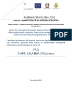 Faq Riapri Calabria 2 Edizione 18 Novembre 2020.Docx Definitiva