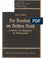 Stephan, Hans - Die Baukunst Im Dritten Reich (1939, 30 S., Scan, Fraktur)