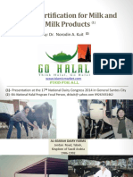 Halal Certification For Milk and Milk Product