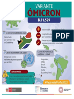 Infografía - Variante Ómicron