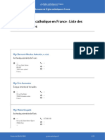 Guide de Leglise Catholique en France Liste Des Eveques Emerites