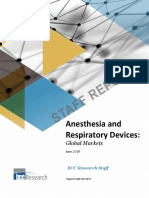 Anesthesia and Respiratory Devices - BCC 2018
