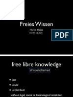 Martin Haase: Freies Wissen