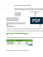 Rendimiento Requerido y Costo de Capital