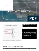 Convex Mirror: Prepared By: Rachel D. Cadiz MT 1, Science, Vphs