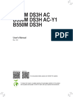 B550M Ds3H Ac B550M DS3H AC-Y1 B550M DS3H: User's Manual
