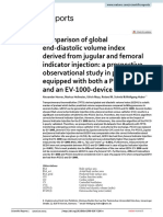 Comparison of Global End-Diastolic Volume Index Derived From Jugular and Femoral Indicator Injection
